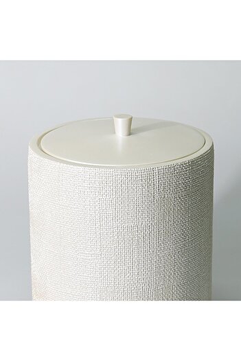 Selim Natural Trash Can Classic Pearl