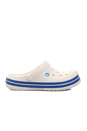 AYAKMOD 5001 Ecru-Blue-White Men's Sabo Slippers