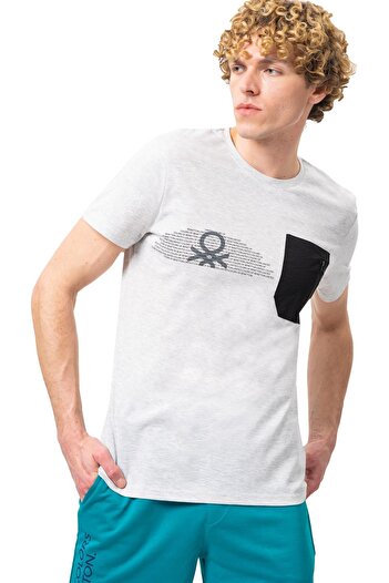 Benetton Чоловічий футболка Bnt-m20436