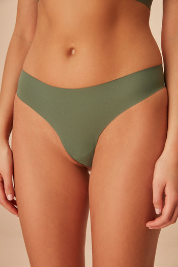 SUWEN Laser Cut Seamless Brazilian String Panties