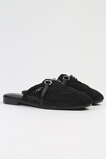 Pierre Cardin ®   PC-53128 Μαύρες γυναικείες παντόφλες