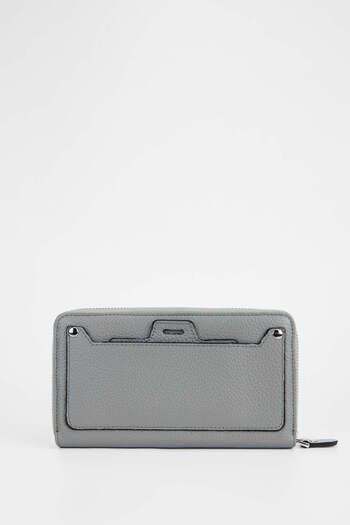 Tamer Tanca Women's Genuine Leather Gray Daily Wallet