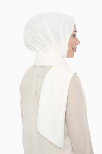 Levidor Off-White Saly Evening Dress Shawl