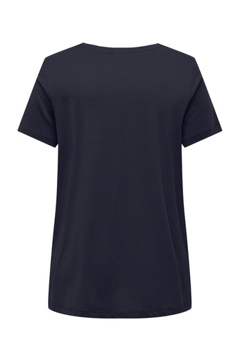 Only Carmakoma CARBONNIE LIFE S/S V A-SHAPE TEE NOOS