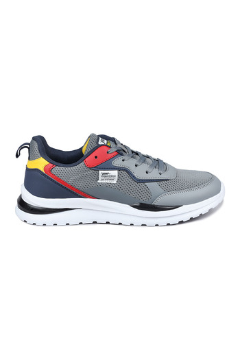 Jump 27985 Light Gray - Orange Men's Sneaker Casual Sports Shoes