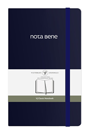 Victoria's Journals Nota Bene Classic Тверда обкладинка, 13x21 см, лінійована