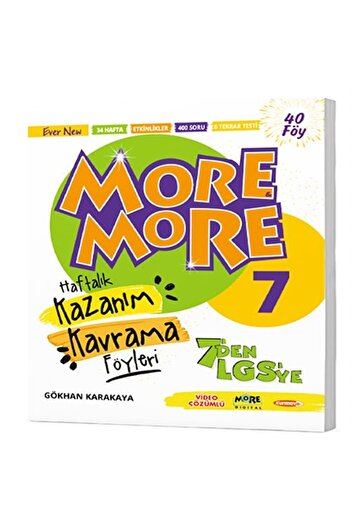 Kurmay Yayınevi More & More English 7Th Grade Weekly Gain Comprehension Föyleri
