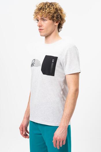 Benetton Чоловічий футболка Bnt-m20436