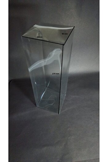 Evinizin Yardımcısı Asetat Kutu& Pvc Kutu &organizer &düzenleyizi&hediye Kutu 90x90mmx270mm 20 Adet