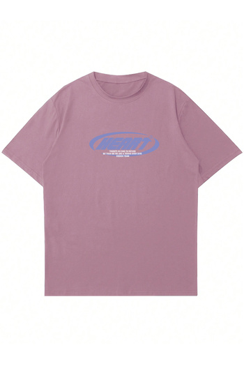 Mad&Calf Μπλουζάκι Unisex Heart Design Team με στάμπα με λαιμόκοψη