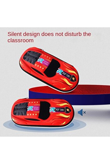 SYNOPE 3D Racing Car Pencil Case Pen Holder Large Capacity Wear Resistant Waterproof Pen Holder