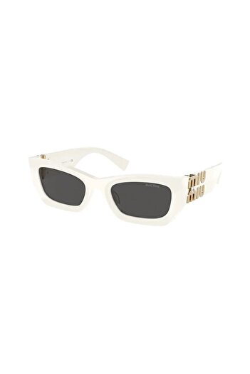 Miu Miu 0mu 09ws 1425s0 53 White Women's Sunglasses