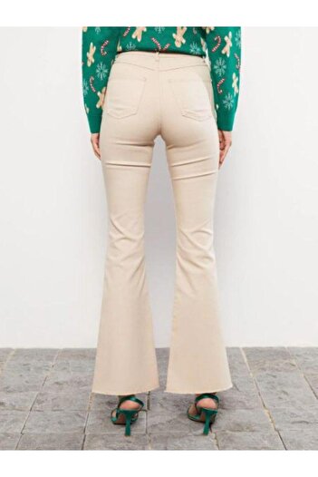 LC Waikiki Slim Fit Straight Gabardine Women's Trousers (W2)