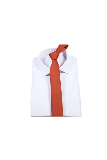 Ars Magic Box ARS Magic Box - 1st Quality Special Patterned, Uzgün Coloured 5.5 cm Wide Eyelet Tie Handkerchief Set