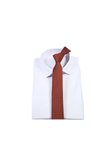 Ars Magic Box ARS Magic Box - 1st Quality Special Patterned, Uzgün Coloured 5.5 cm Wide Eyelet Tie Handkerchief Set