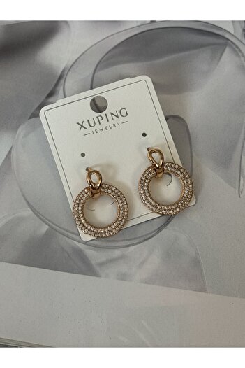 HERCY Xuping Model Zircon Stone Hoop Earrings| Mini Hoop Earrings