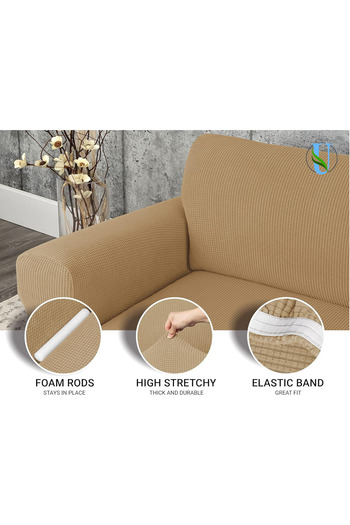 Uy Style Tekstil UY Style likrali iki kişilik koltuk örtüsü ,koltuk kılıfı lastikli pitikare desen