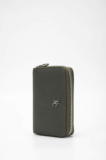 Tamer Tanca Women's Genuine Leather Green Wallet Wallet
