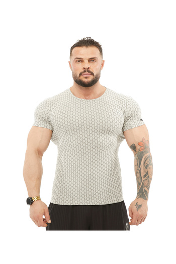 Big Sam Armor Patterned Slim Fit T-Shirt 2813