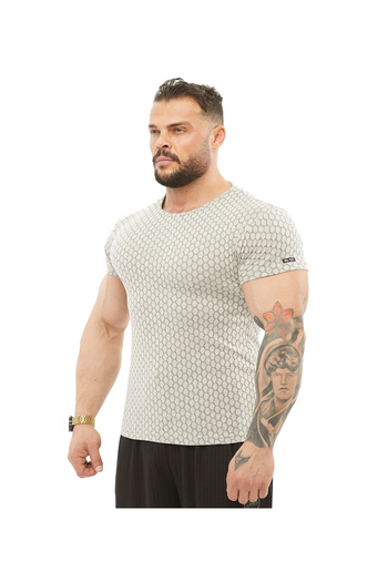 Big Sam Armor Patterned Slim Fit T-Shirt 2813