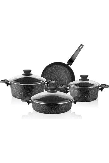 CVS Dn 20033 7 Piece Giresun Cast Iron Pot Set (20+24+26+26 Cm)