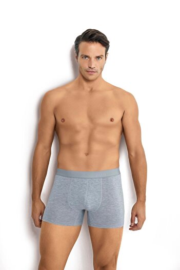 Jiber Ανδρικό γκρι παχύρρευστο Lycra Boxer 153