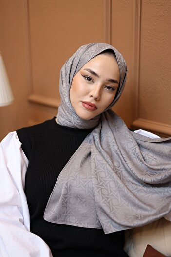 Silk Home Deluxe Shawl 40003-05 Silver Gray