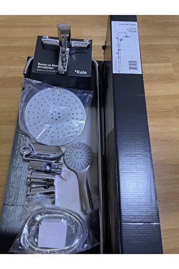 KALE Mare Bathroom Faucet and Theme 53230 Overhead Shower Set