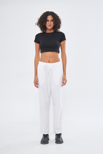 Minharir Women's Summer Linen Trousers