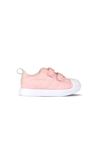 Vicco Girl's Vienna Booties Linen Shoes-Powder Pink