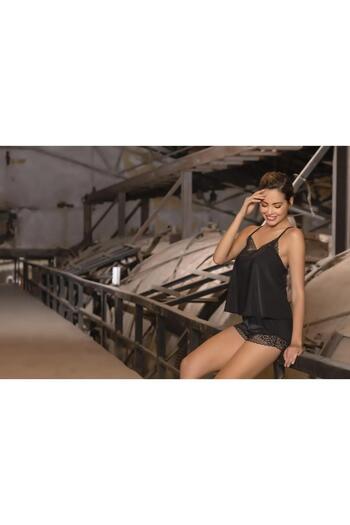 Bonitas Beachwear Bonitas Джорджія Шорт Тк Чорний 1026