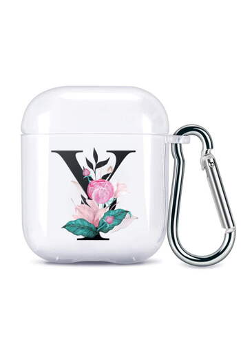 PrintiFy Apple AirPods 2Nd Generation. Generation Compatible Letter Design Transparent Silicone Case - Y Khaki 6 Months AirPods 2. Nesil App
