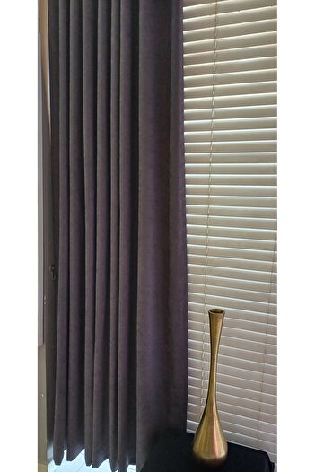 venedik home Luxury Velvet - Anthracite Colored, Textured and Plain Stitched Extra-Force Drawstring, 1St Class Quality