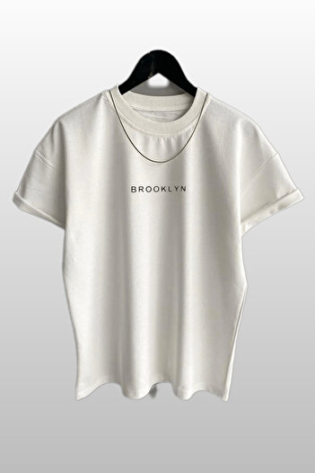 MODAGEN Unisex Brooklyn Printed 3 Pack Black-White-Grey T-Shirt
