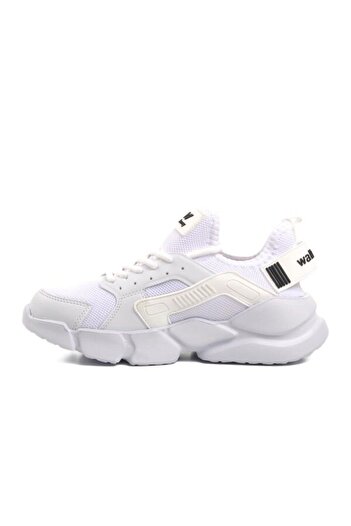 WALKWAY White Mesh Lightweight Unisex Sports Shoes