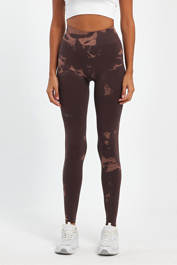 cervus Women's Seamless Push-Up Tie-Dye Leggings - Recovery Sports Leggings