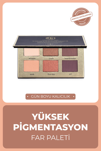 Cocosh She 6-Piece Nude Matte Eyeshadow Palette - High Pigmentation, Non-Lumping and Easy Dispersion