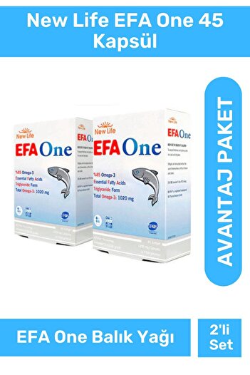 New Life Efa One 45 Capsule 2-Pack