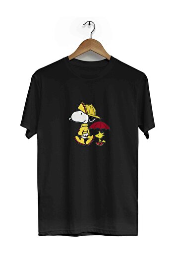 herotasarım Μπλουζάκι Snoopy Detective κοντομάνικο - BLL4516