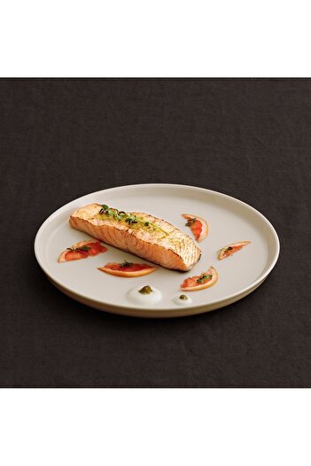 Güral Porcelain Bilbao 18 cm Bone 6-Piece Cake Plate