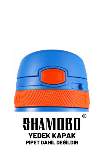 Shamobo Replacement Lid for 350ml Child Stainless Steel Vacuum Flask No Include Straw