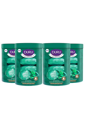 Duru Diamonds Series Exotic Green Diamond 16 Pieces Beauty Soap 4x360 gr