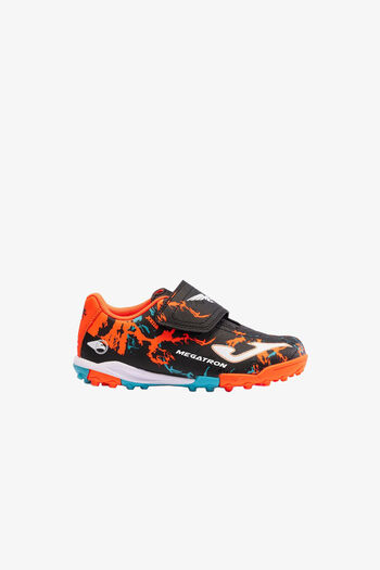 Joma Megatron Jr 2401 Negro Turf Çocuk Siyah Krampon (Halı Saha) MEJS2401TFV