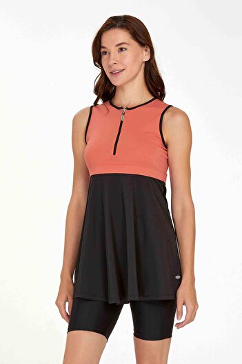 Remsa Mayo Zero Sleeve Semi Covered Swimsuit Arlet 3927 Cinnamon
