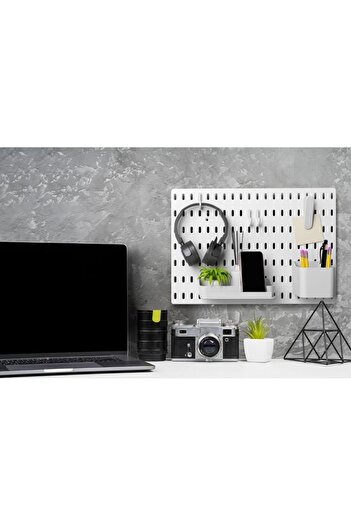 Lina Wall Shelf Organizer Gamer Content Manufacturer Organizer Gamer Organizer 40X28-White