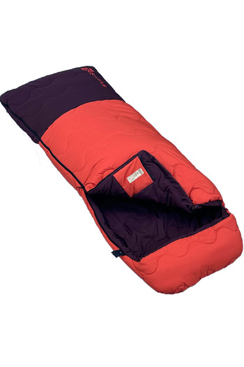 Bushlove Cotton -20 Degree XXL Wide Sleeping Bag Orange Claret Red