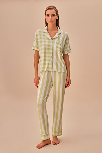 SUWEN Lucia Masculine Pajama Set