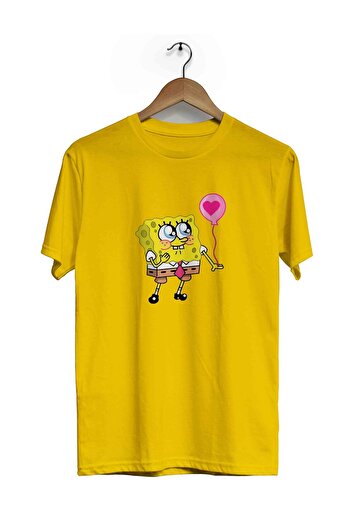 herotasarım Bob Sponge κοντομάνικο μπλουζάκι - bll4921