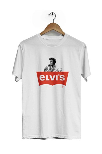 herotasarım Μπλουζάκι Elvis με κοντό μανίκι - bll4405 Μοντέλο