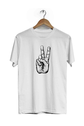 herotasarım Μπλουζάκι με κοντομάνικο σχέδιο Victory Sign - Bll4536